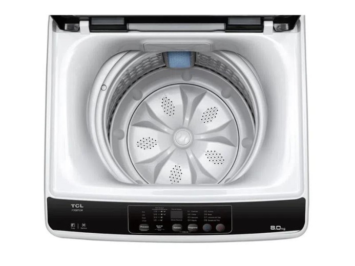 LAVARROPAS TCL EDTCLF708TLW 8KG CARGA SUPERIOR