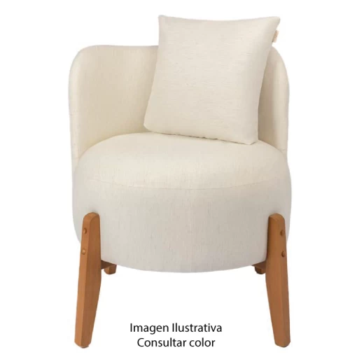 POLTRONA OCRE 229 MALAZA LINHO 78 C/ALMOHADA