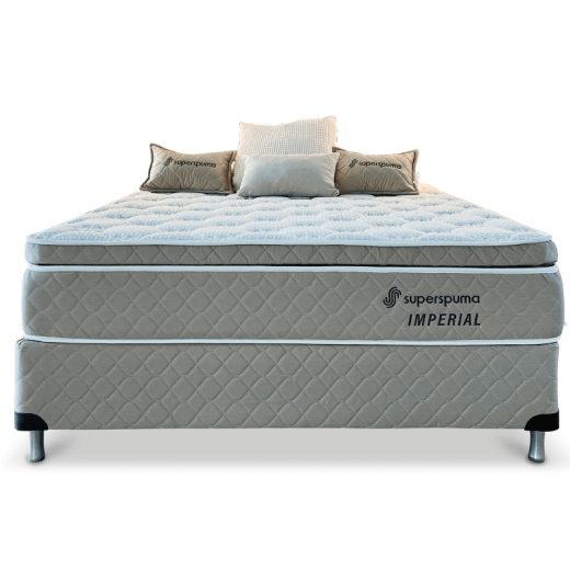 SOMIER SSPUMA IMPERIAL 1.80 X 2.00 BEIGE