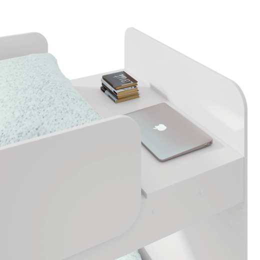 CAMA BELICHE LOPAS OLGA 0.90 C/LED BLANCO 5128