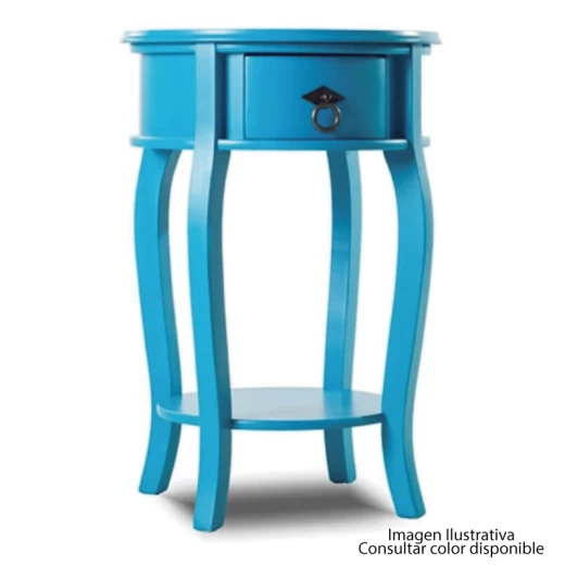 MESA LATERAL ACTIVA STATUS 6004 VERDE MILITAR LACA