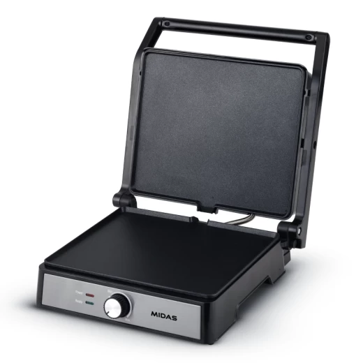 GRILL MIDAS MD-CONTAC 4 PANES NEGRO