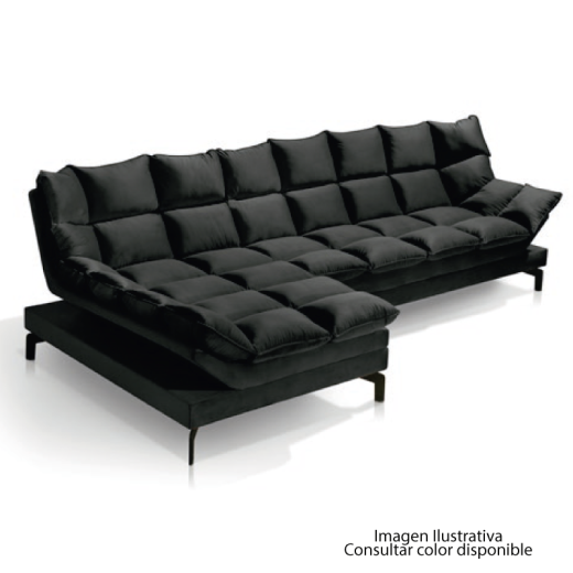 LIVING FB 35500 LUXOR NOBUC MARRON 2+1CH 3M