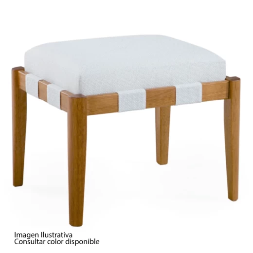 PUFF AGILE GARTEN 16139 600X500 CARVALHO TEC 337-B