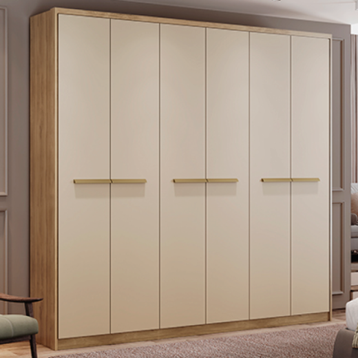 ROPERO CARRA 1154 NOCE OFF WHITE