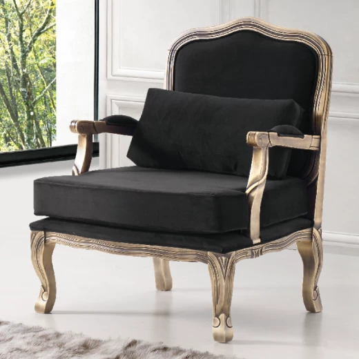 POLTRONA FIORI 1240 MODENA CASTANHO TEC244