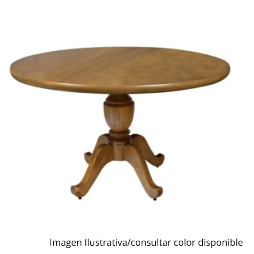 MESA FIORI 3055-14C/TAMPO 1.5 EBANO TORNEADO