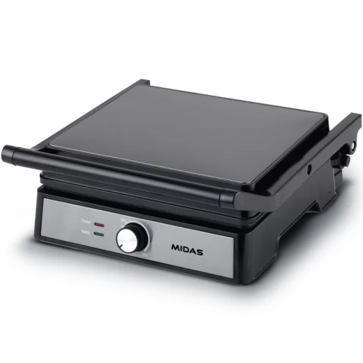 GRILL MIDAS MD-CONTAC 4 PANES NEGRO