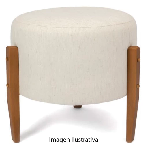 PUFF OCRE 473 SANTIAGO SPGRADE BOUCLE 96 PIE DE MADERA