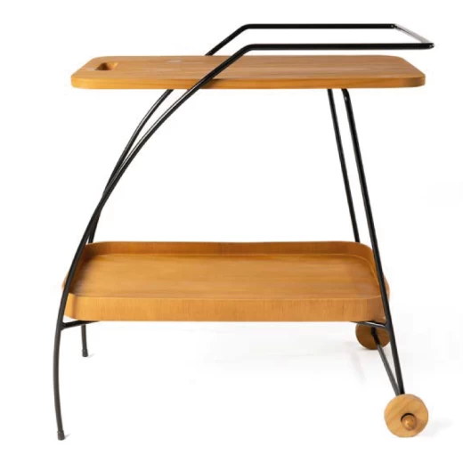 CARRITO MULTIUSO OCRE 1551 NEW YORK IMBUIA/NEGRO