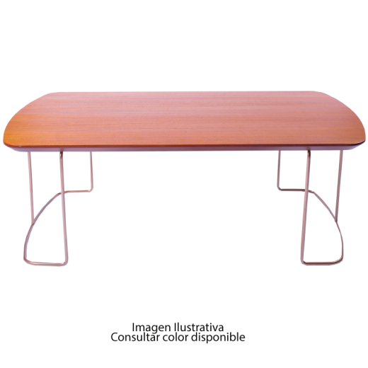 MESA CENTRO ACTIVA 3502 METALIC PINHAO B/NE 1000X600
