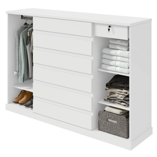 COMODA LOPAS VEDRA 7CAJ2PTAS BLANCO 764138