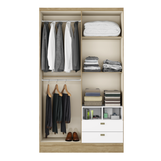 ROPERO CARRA 59719370 4P2C LEGNO