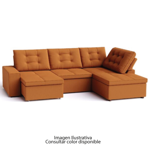 LIVING BURITI VENEZA 1240 AA168 2.90X1.95MT MARRON