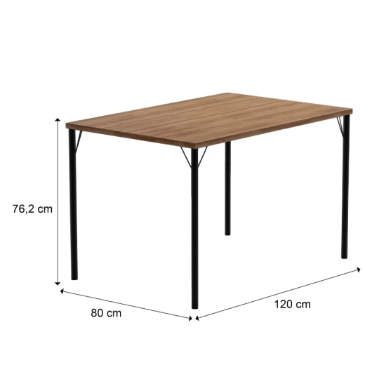 JGO DE COMEDOR CARRA VALENCIA 1586 4S 1700 NEGRO