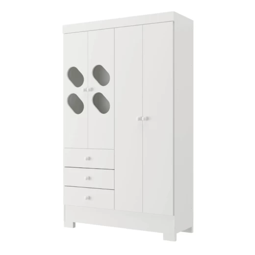 ROPERO RODIAL 11GR4345 4P3G BLANCO CIRANDA