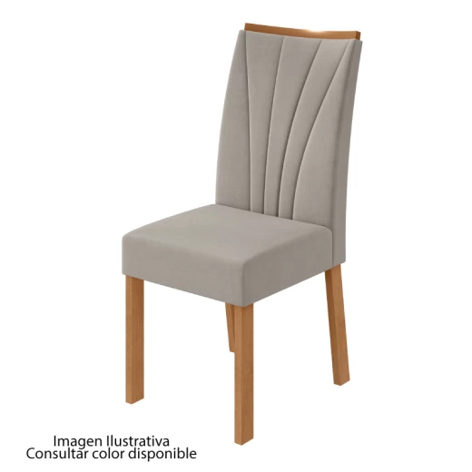 JGO LOPAS MESA 1.70 6 SILLAS APOGEU AME/OFF T369