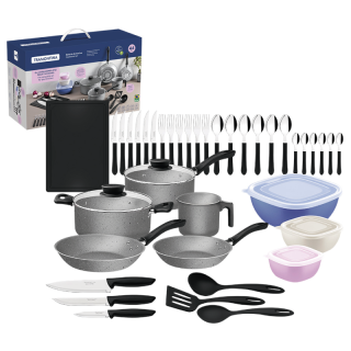 JGO DE OLLAS TRAMONTINA TA28399/602 44PZAS TURIM