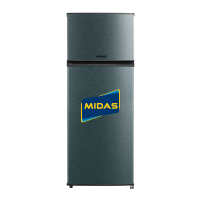 HELADERA MIDAS HD300LIXM 2P 300L INOX