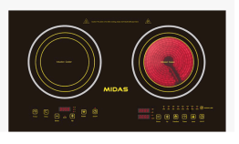 PLACA DOBLE MIDAS MD-PD318C INDUC-VITRO