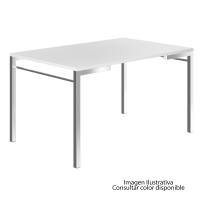 MESA CARRA 152615355 BLANCO BRA/CRO 1510X765
