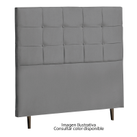 CABECERA EMMA BARI 193X126X12 T.SD MARRON