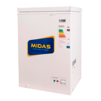 CONGELADOR MIDAS MD-HS129 129L 1 PUERTA