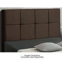 CABECERA EMMA ROMA 160X126X12 T.LINO NEGRO