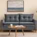 SOFA MAGA MILANO 1.85 AA42 GRIS SUEDE