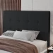 CABECERA EMMA LUNA 140X126X7 T.LINO NEGRO