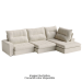 LIVING BURITI AREZZO 4564 AA170 CHAISE+ CONJ