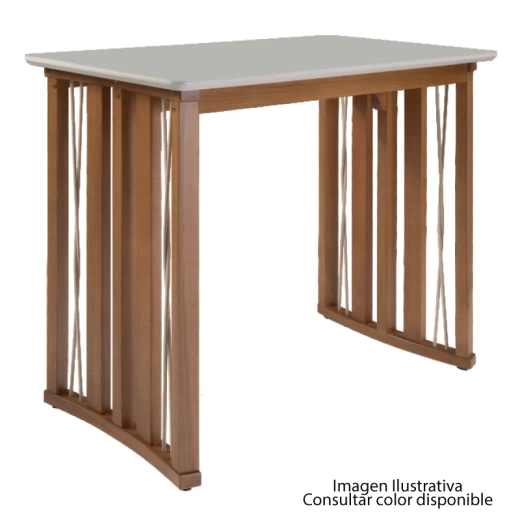 BANCADA EUCLAR TEXAS 140X60 B42 CAPUCCINO/OFF ARENA