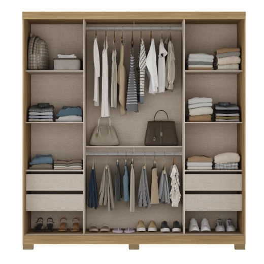 ROPERO CARRA 1179 FREIJO AVELLANA C/ESPEJO