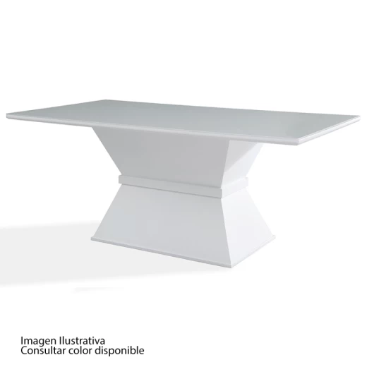 MESA AGILE JULIA 1321V 1400X1400 CARVALHO/FENDI NOBRE