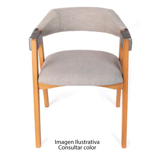 SILLA OCRE 616 LUGANO 6UDS LINHO 70