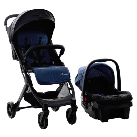 CARRITO PREMIUM BABY PB1962 ARGUS AZUL C/BABY