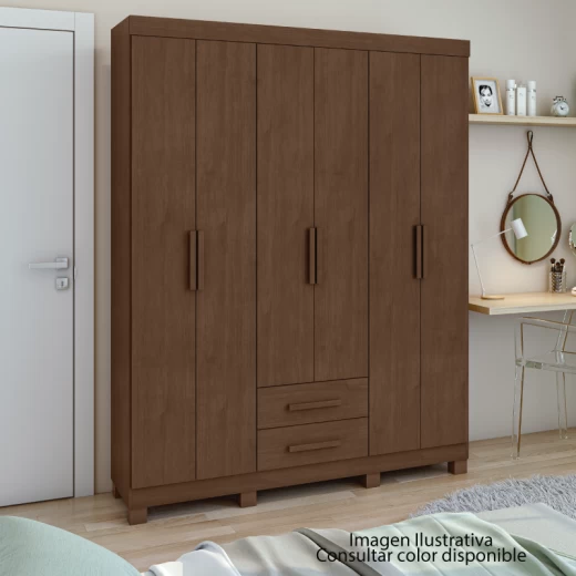 ROPERO LOPAS 736883640 BARDO 6P AMENDOA CLEAN