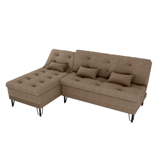 SOFACAMA MX NICE 15787 2L+CHAISE T.498 MARRON