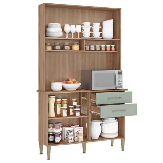 KIT FELLICCI C302-MN/VD MILLENA 115CM 4P2G MANCH/VERDE