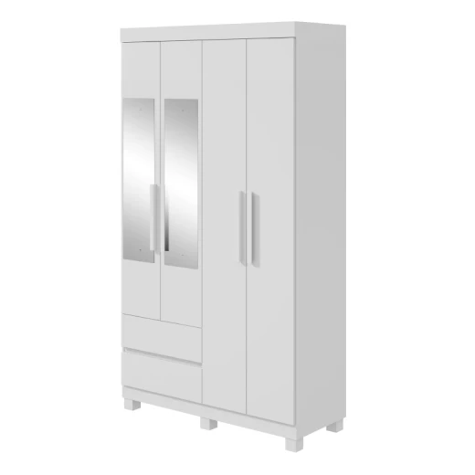 ROPERO LOPAS ZEUS 4P.C/ESPEJ BLANCO 59602355650