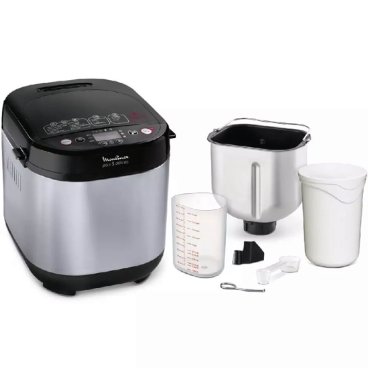MAQUINA DE PAN MOULINEX OW240E30 INOX 20 PROG. 1K 720W