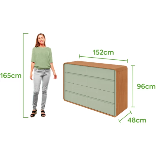 COMODA LOPAS LOOP AMENDOA CLEAN/VERDE 93681762