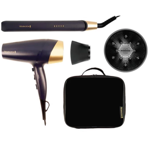 COMBO SECADOR + PLANCHITA REMINGTON SAPPHIRE LUXE S5805