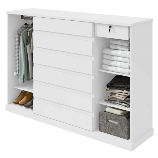 COMODA LOPAS VEDRA 7CAJ2PTAS BLANCO 764138