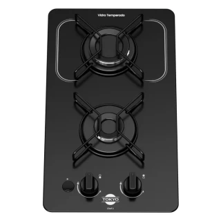 ANAFE TOKYO GASCHEFF2 2H VIDRIO TEMPLADO T3671