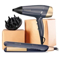 COMBO SECADOR + PLANCHITA REMINGTON SAPPHIRE LUXE S5805