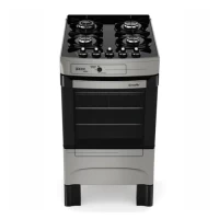 COCINA MUELLER 4H PIACERE VETRO MFV4BF TITANIO