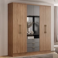 ROPERO CARRA 1152 FREIJO TITANIO C/ESPEJO