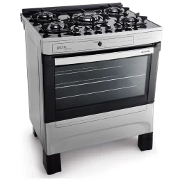 COCINA MUELLER 5H PIACERE VETRO MFV5BF NEGRO C/ENC