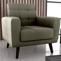 POLTRONA MX LIVIA 1185 T.444 TURKEY PIE DE MADERA